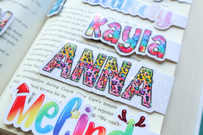 Personalized Magnetic Bookmark